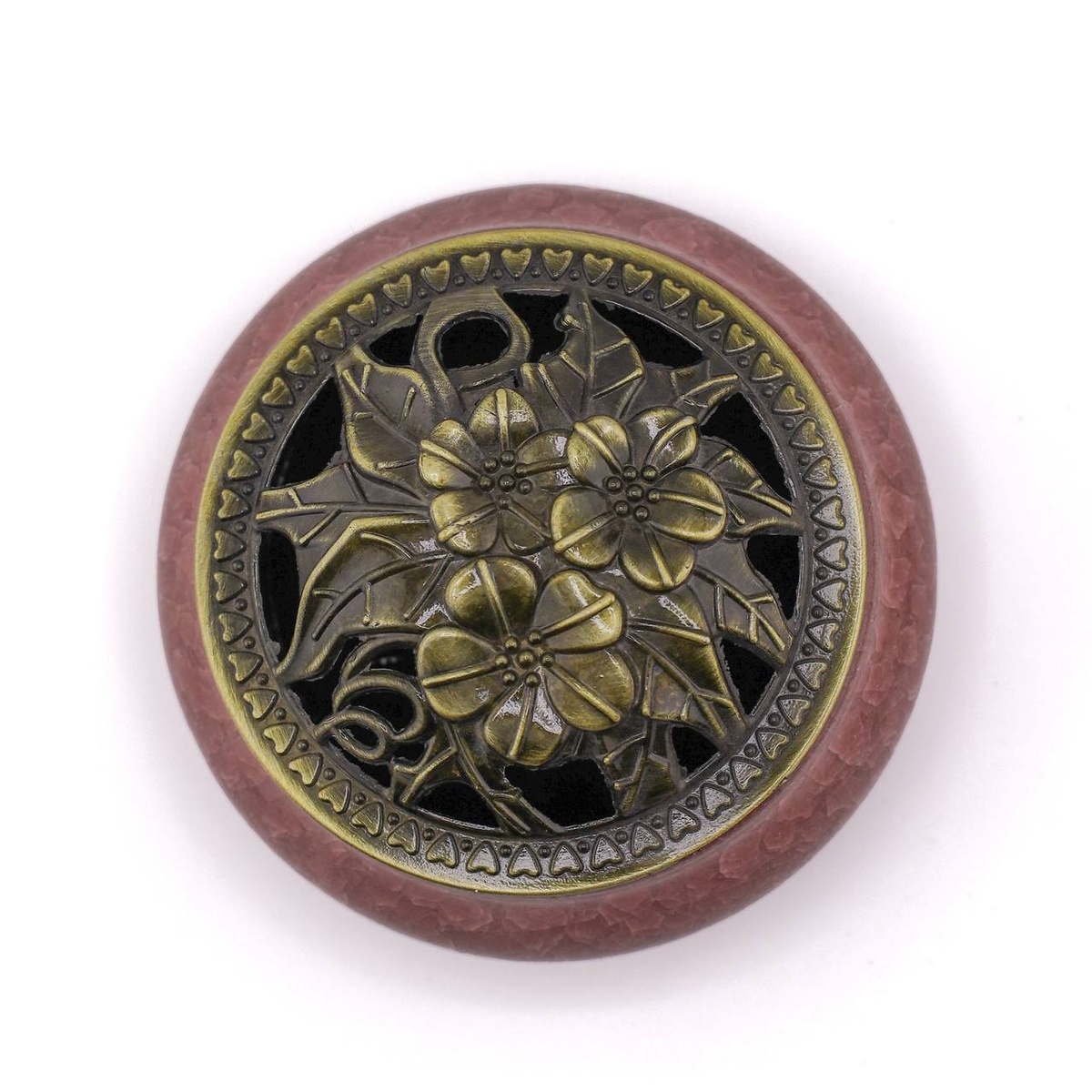 Курильница "Кракле" фиолетовая