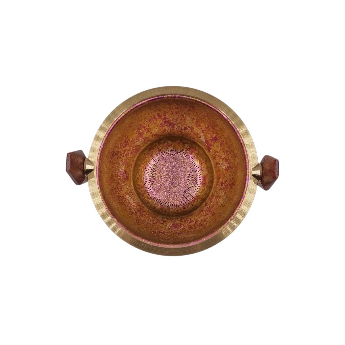 Сито "Розовый титан" резное, светлое дерево