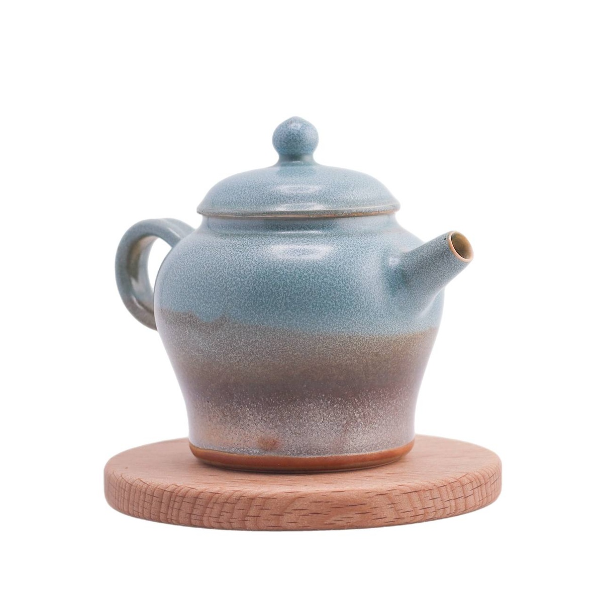 Чайник "Нежно-голубой", Цзиндэчжэнь, 130 мл 
