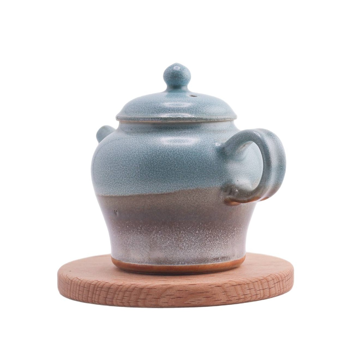 Чайник "Нежно-голубой", Цзиндэчжэнь, 130 мл 