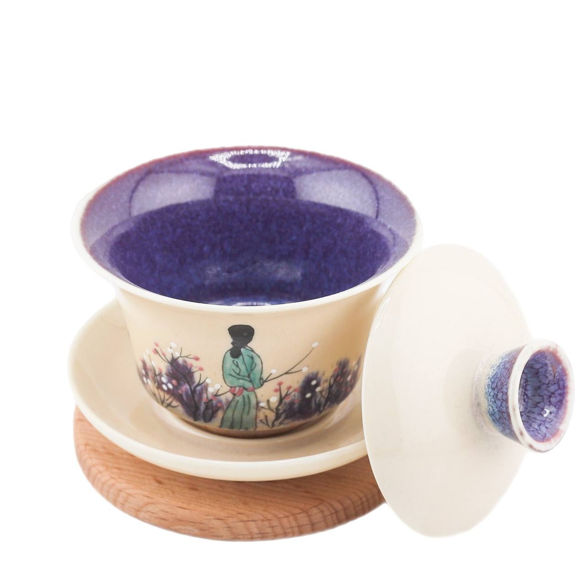 Гайвань "Девушка в саду", зелёная, 140 мл