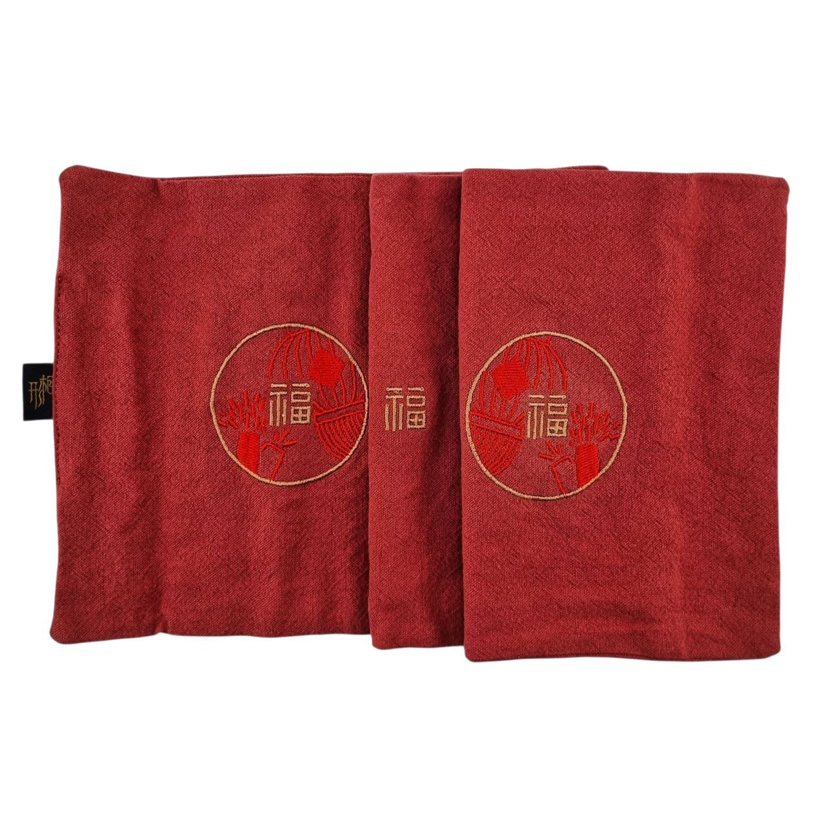 Полотенце "Свиток", красное