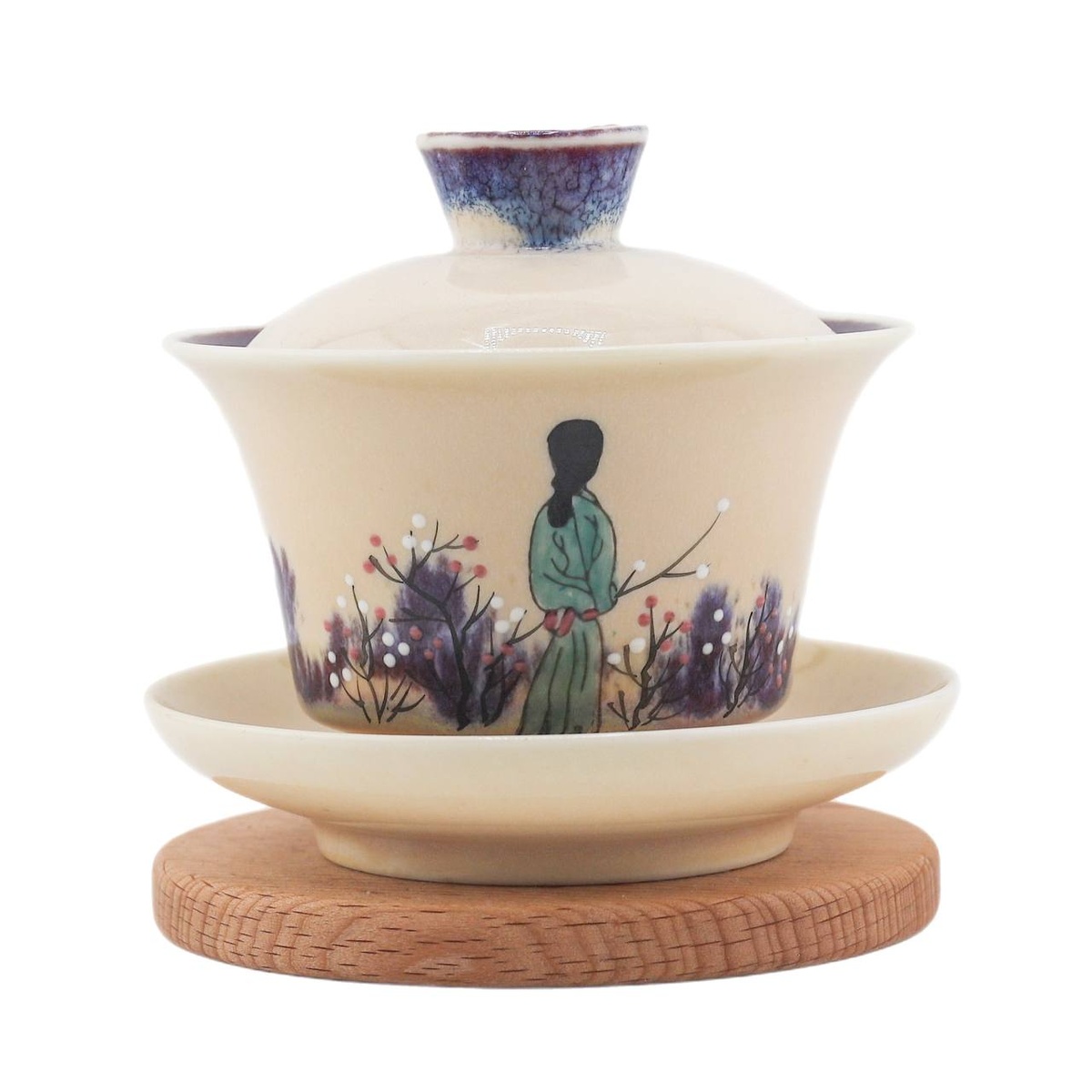 Гайвань "Девушка в саду", зелёная, 140 мл