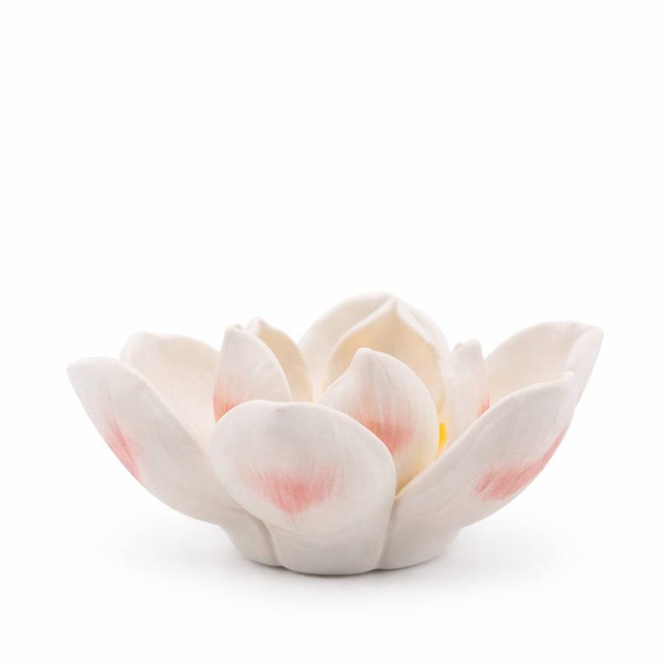 Белый лотос подставка для благовоний