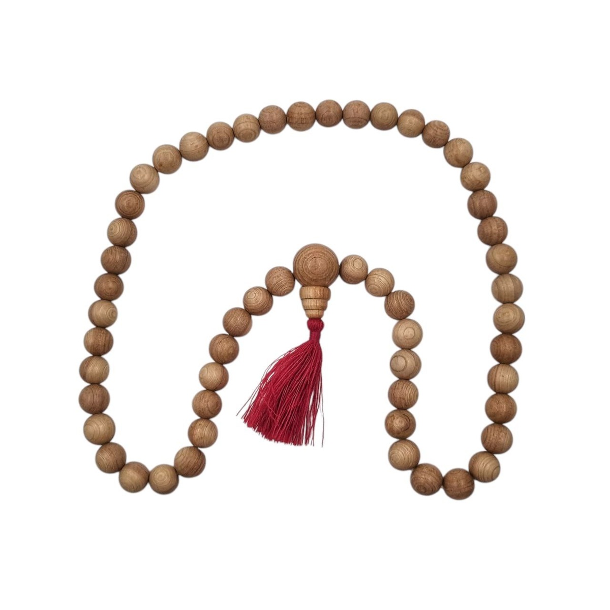 Чётки, 54 бусины, можжевельник