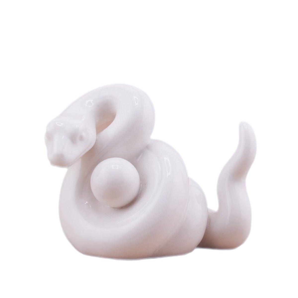 Статуэтка "Змей белый"