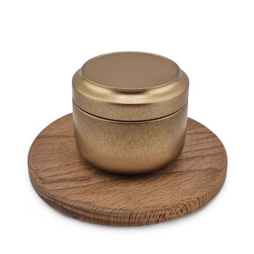 Набор "Три чайницы", бежевая коробка