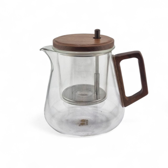 Чайник стеклянный с колбой, 700 мл