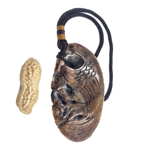 Подвеска из хотанского нефрита "Феникс"