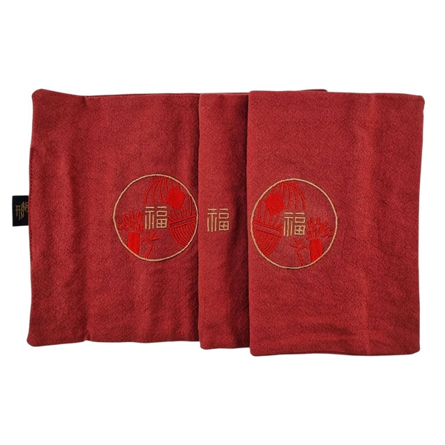 Полотенце "Свиток", красное
