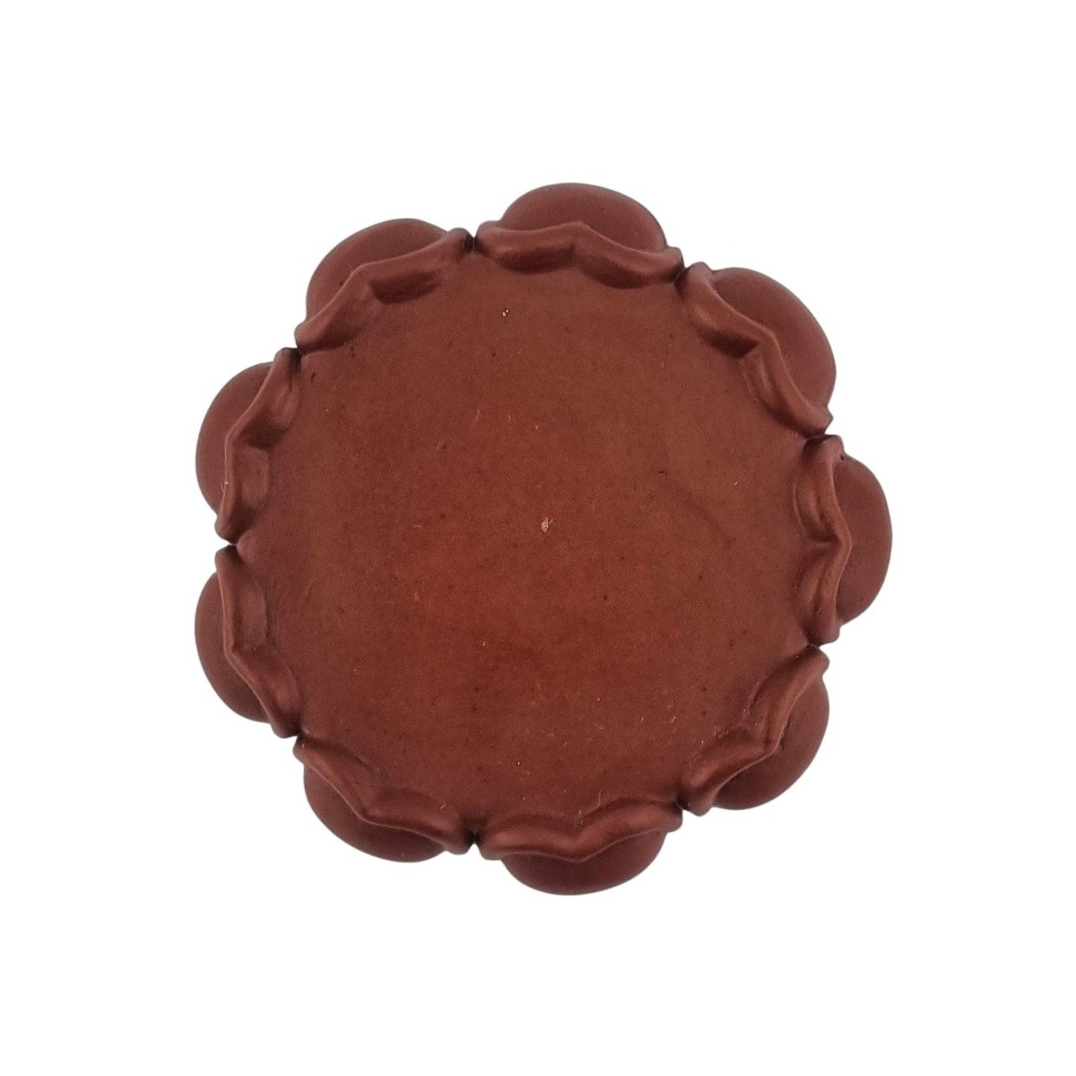 Подставка "Лотос", коричневая, керамика