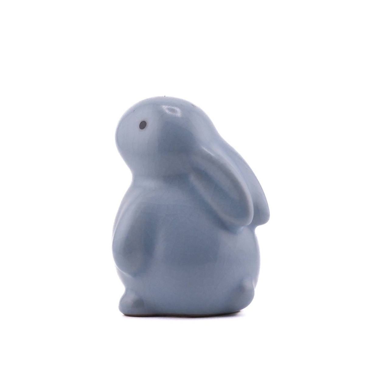 Статуэтка "Заяц", селадон, голубой