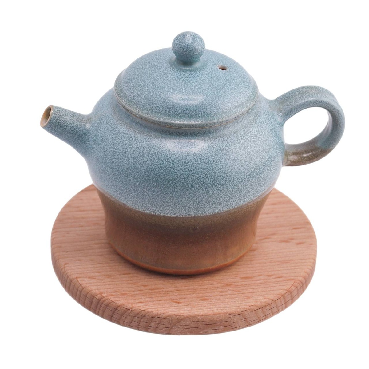 Чайник "Нежно-голубой", Цзиндэчжэнь, 130 мл 