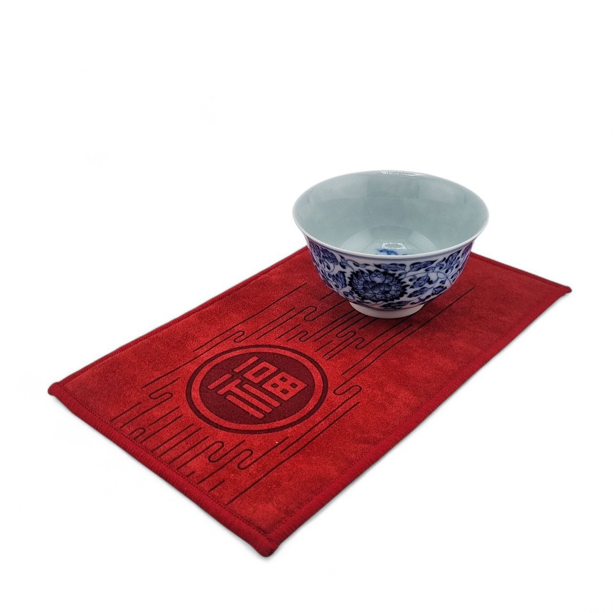 Подставка ткань красная большая 2